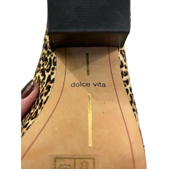 Dolce Vita brown/tan painted cow hair boots, 9, classic, leopard, timeless - Picture 7 of 7